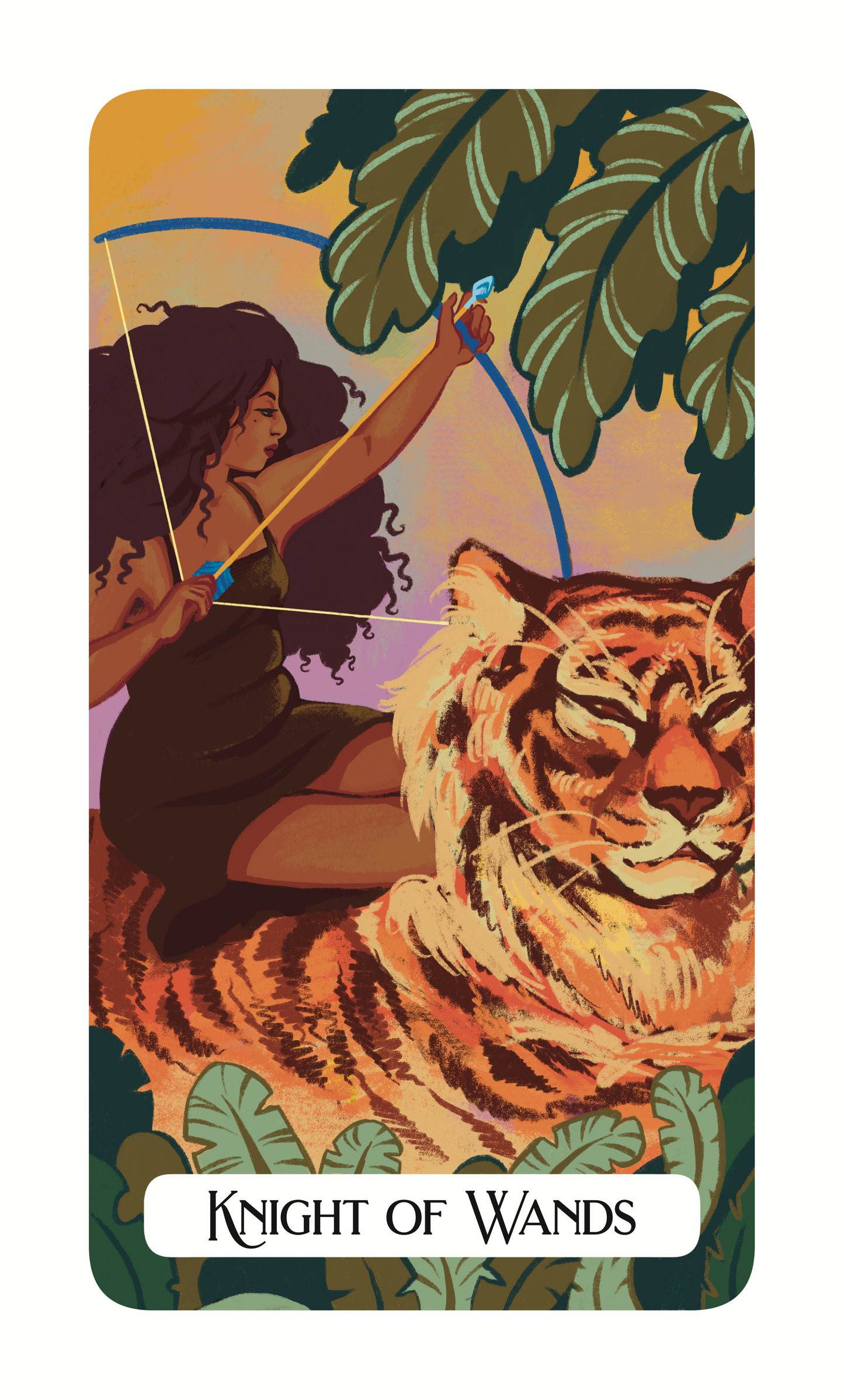 Knight Of Wands - Sapphic Magic Tarot