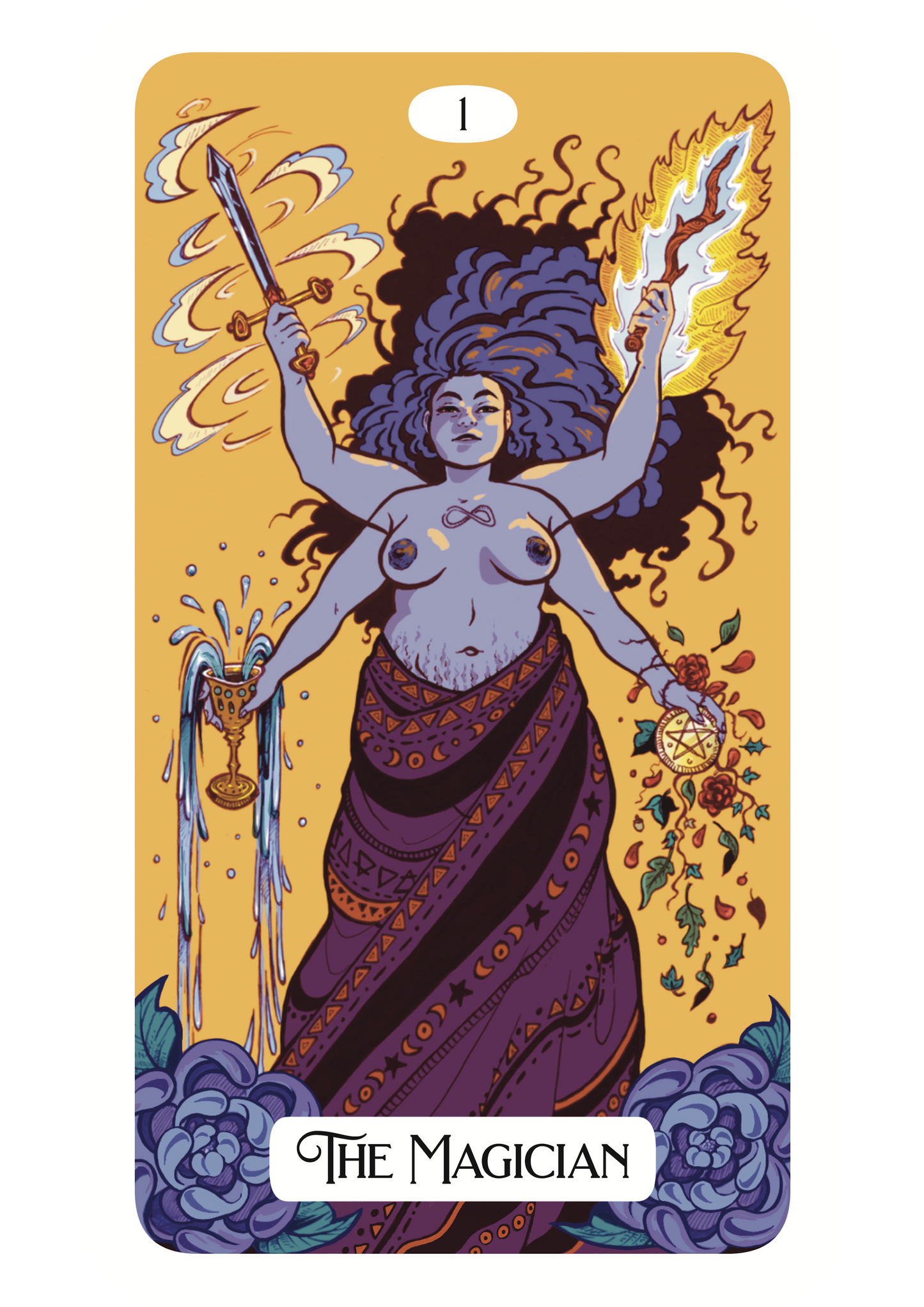 The Magician - Sapphic Magic Tarot