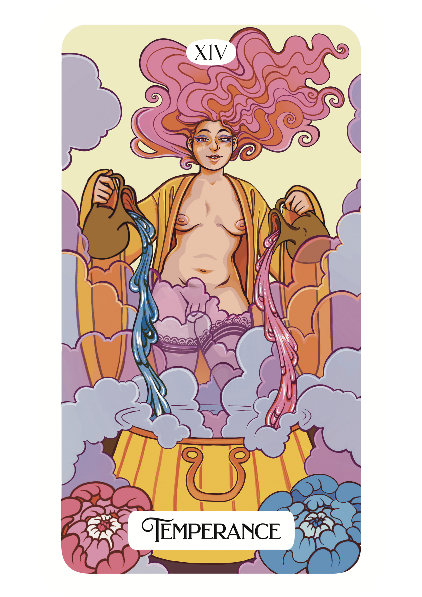 Temperance - Sapphic Magic Tarot