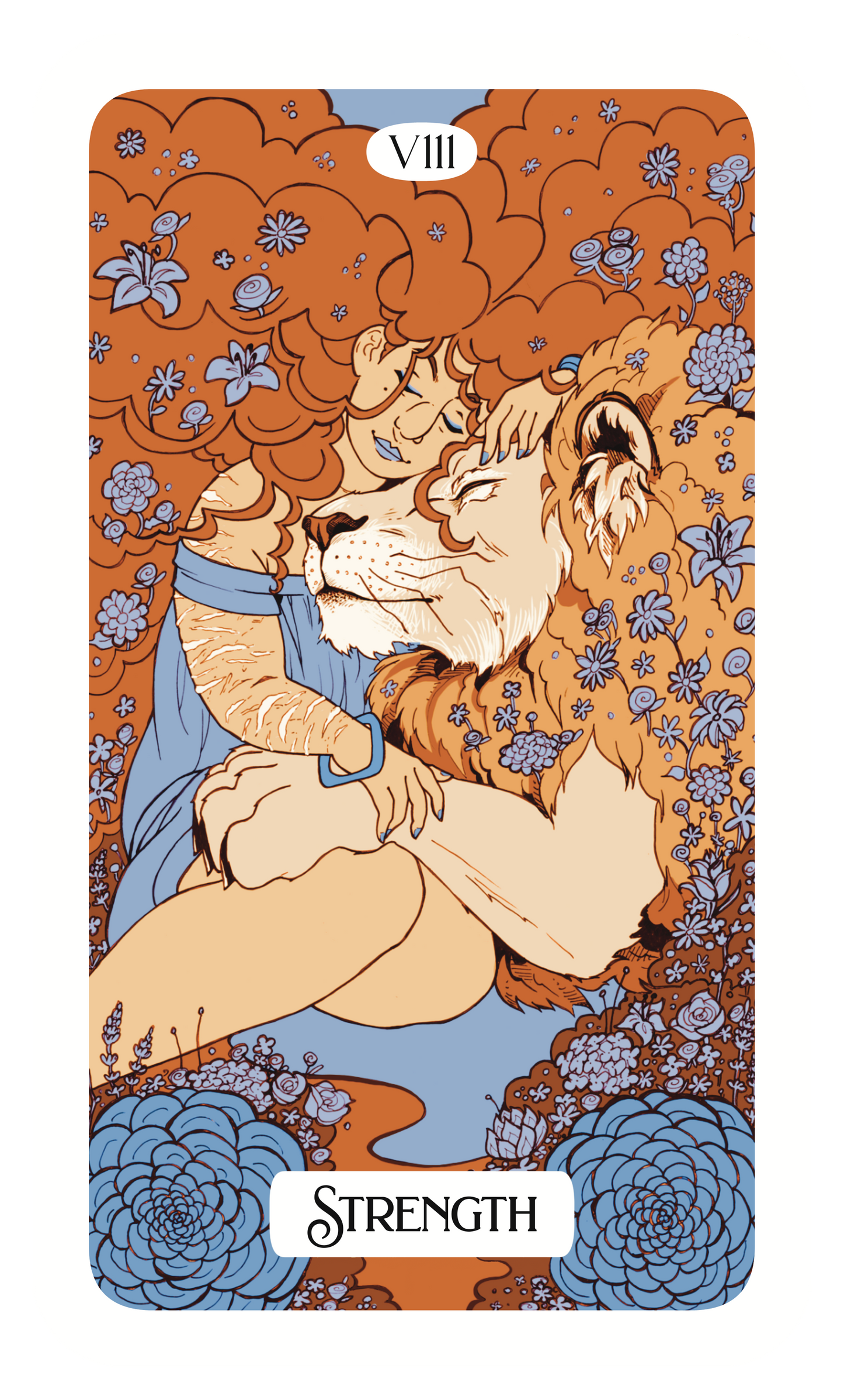 Strength - Sapphic Magic Tarot