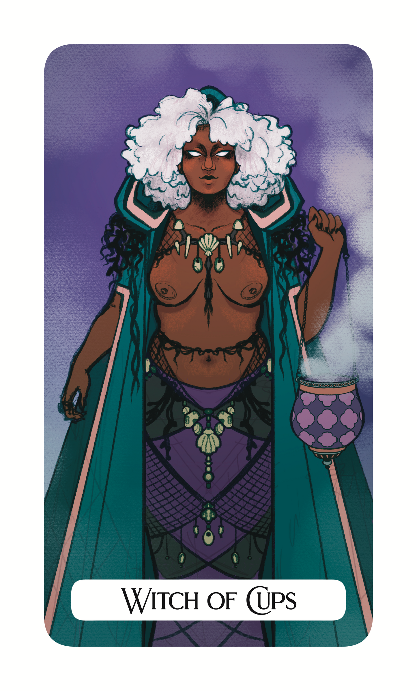 Witch Of Cups - Sapphic Magic Tarot