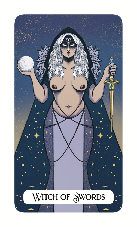 Witch Of Swords - Sapphic Magic Tarot