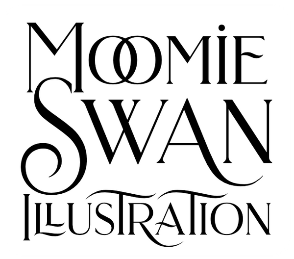 Moomie Swan Illustration