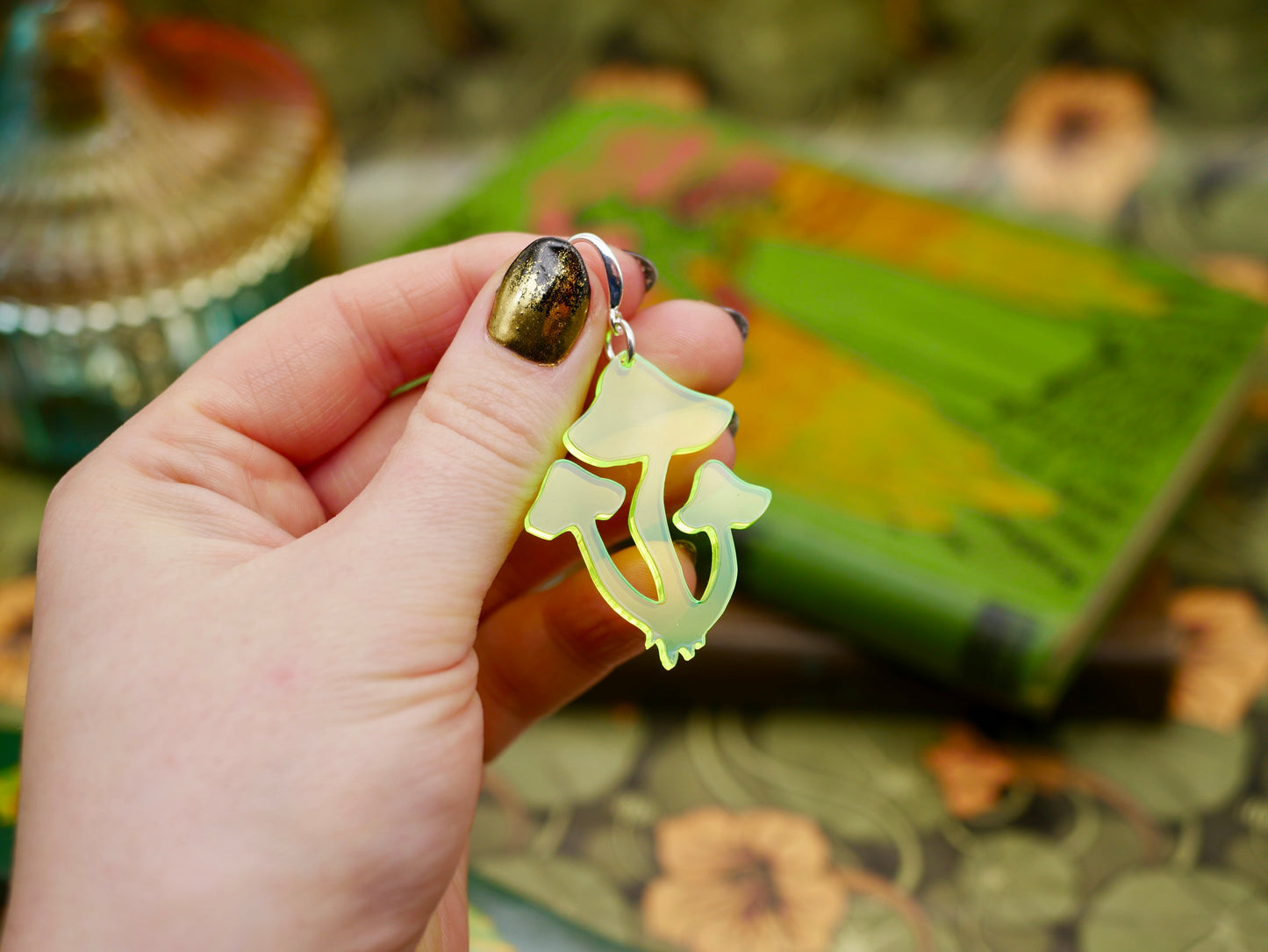 Neon Green Mushrooms