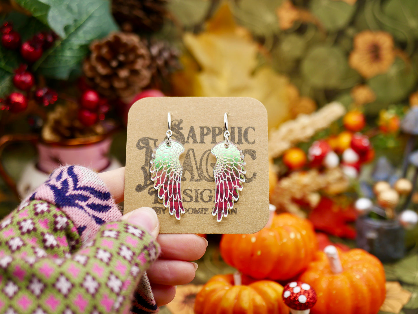 Iridescent Angel Wings